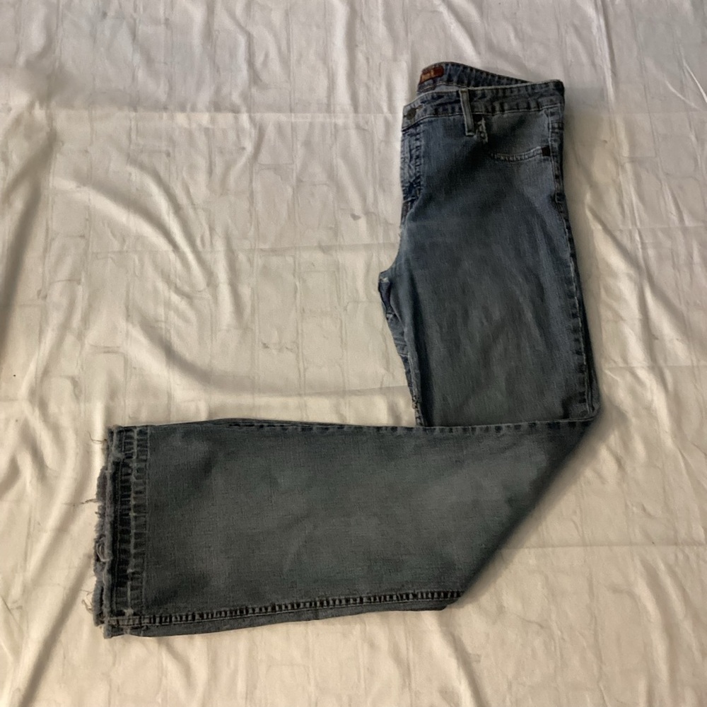 Customized Classic Vintage Flare Leg Distressed Jeans - Picture 7 of 7